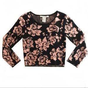 American Rag Cropped Knit Top